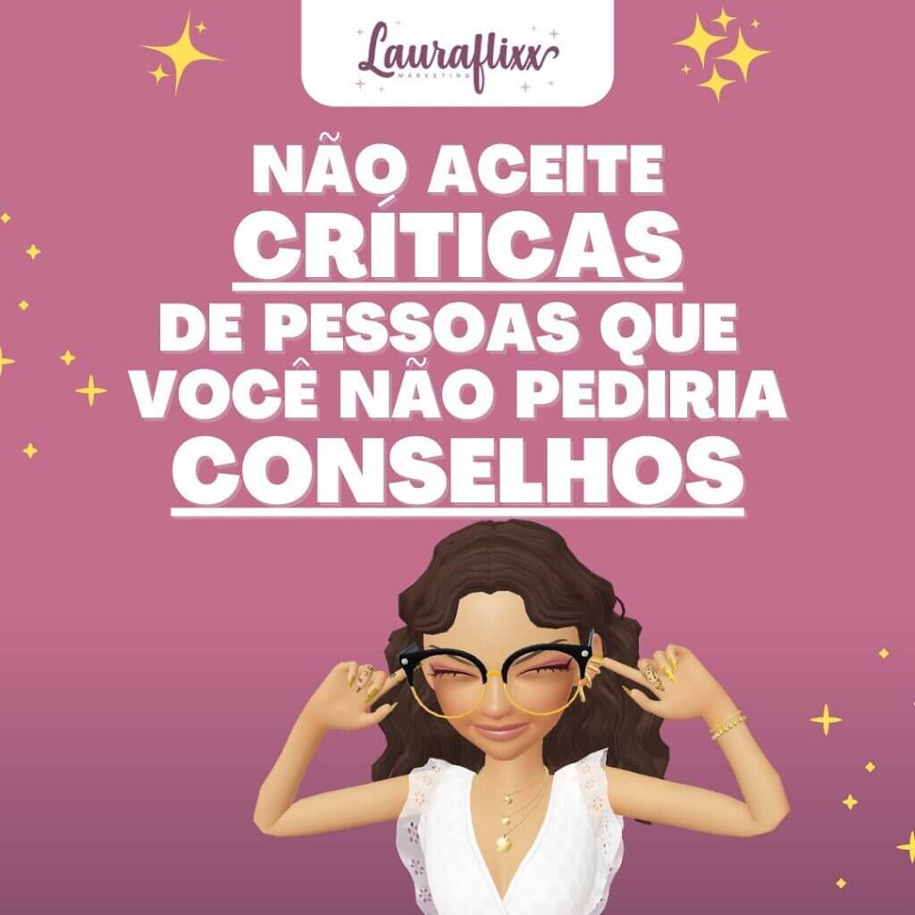 críticas aceitar conselhos