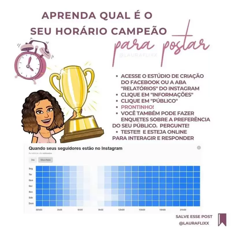 melhor horário instagram
