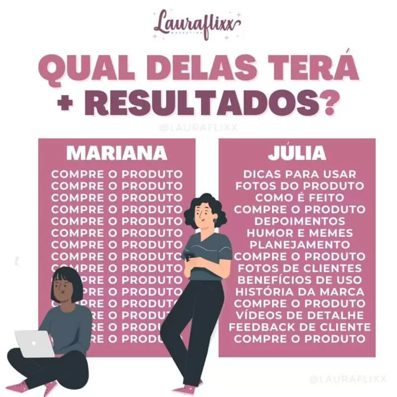 tipos de venda no instagram